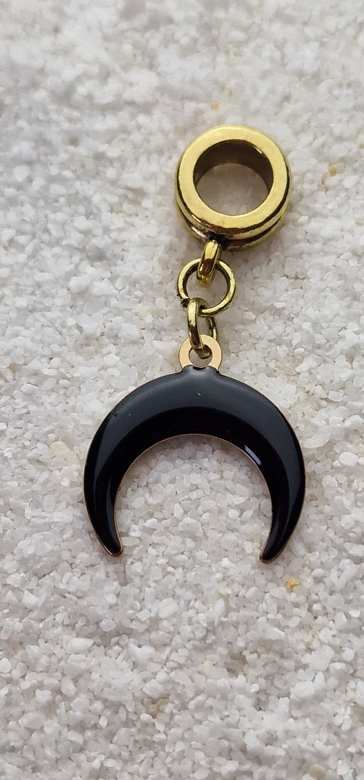 BLACK WITCH Metall Dreadschmuck / Dread Charm / Flecht Perle mit Emaille Beschichtung