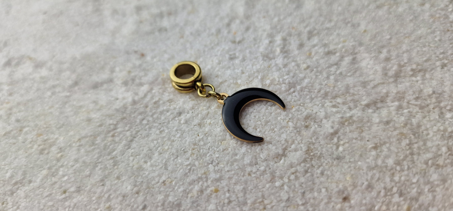 BLACK WITCH Metall Dreadschmuck / Dread Charm / Flecht Perle mit Emaille Beschichtung