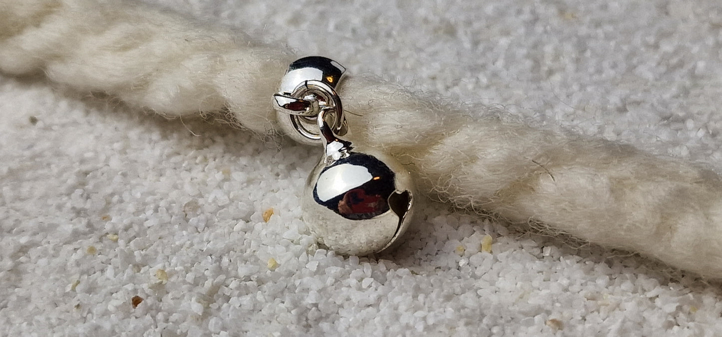 HELLS BELLS Metall Dreadschmuck / Dread Charm / Flecht Perle / Dreadring mit Glocke