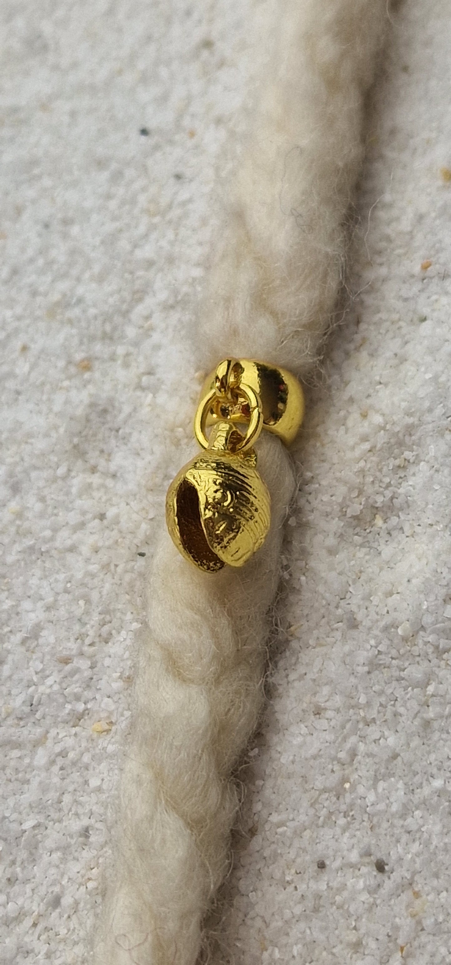 TIBET BELL 12mm Metall Dreadschmuck / Dread Charm / Flecht Perle / Dreadring mit Glöckchen