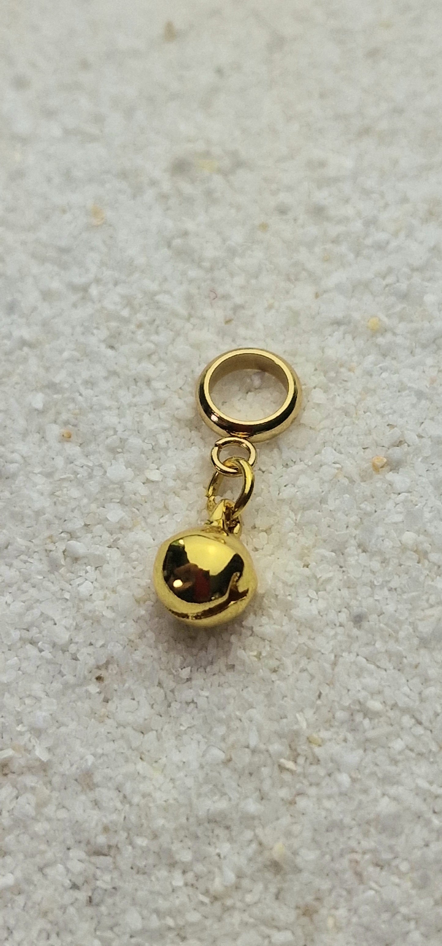 HELLS BELLS MINIATUR Metall Dreadschmuck / Dread Charm / Flecht Perle / kleiner Dreadring und winziges Glöckchen, einzeln oder im Set