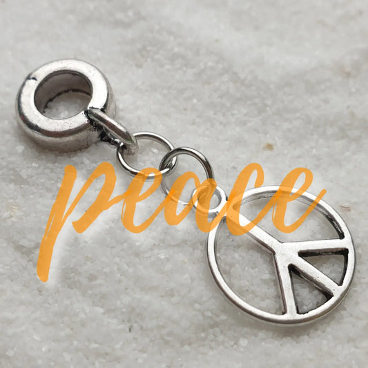 PEACE Dread Charm