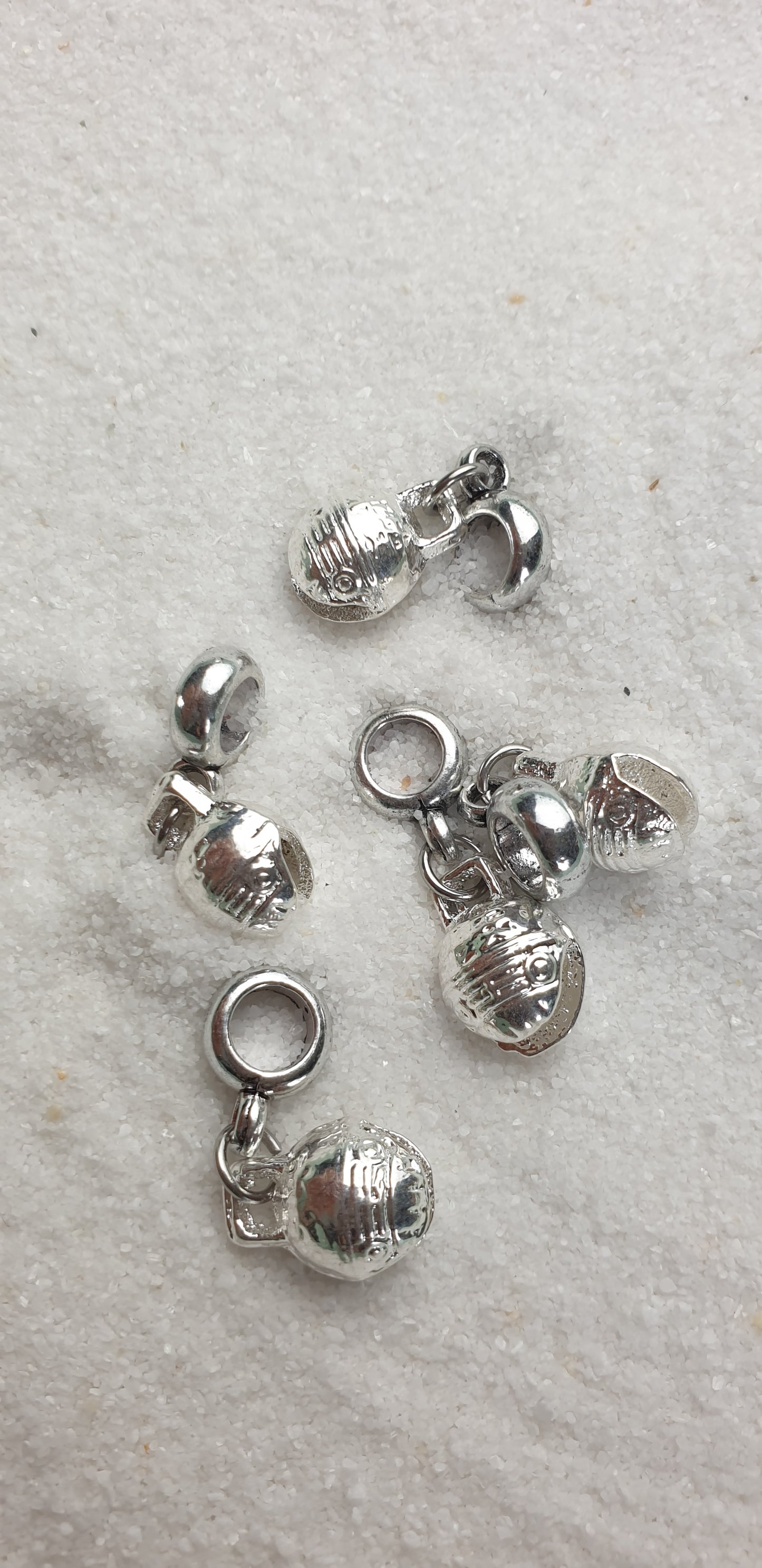 TIBET BELL 12mm Metall Dreadschmuck / Dread Charm / Flecht Perle / Dreadring mit Glöckchen
