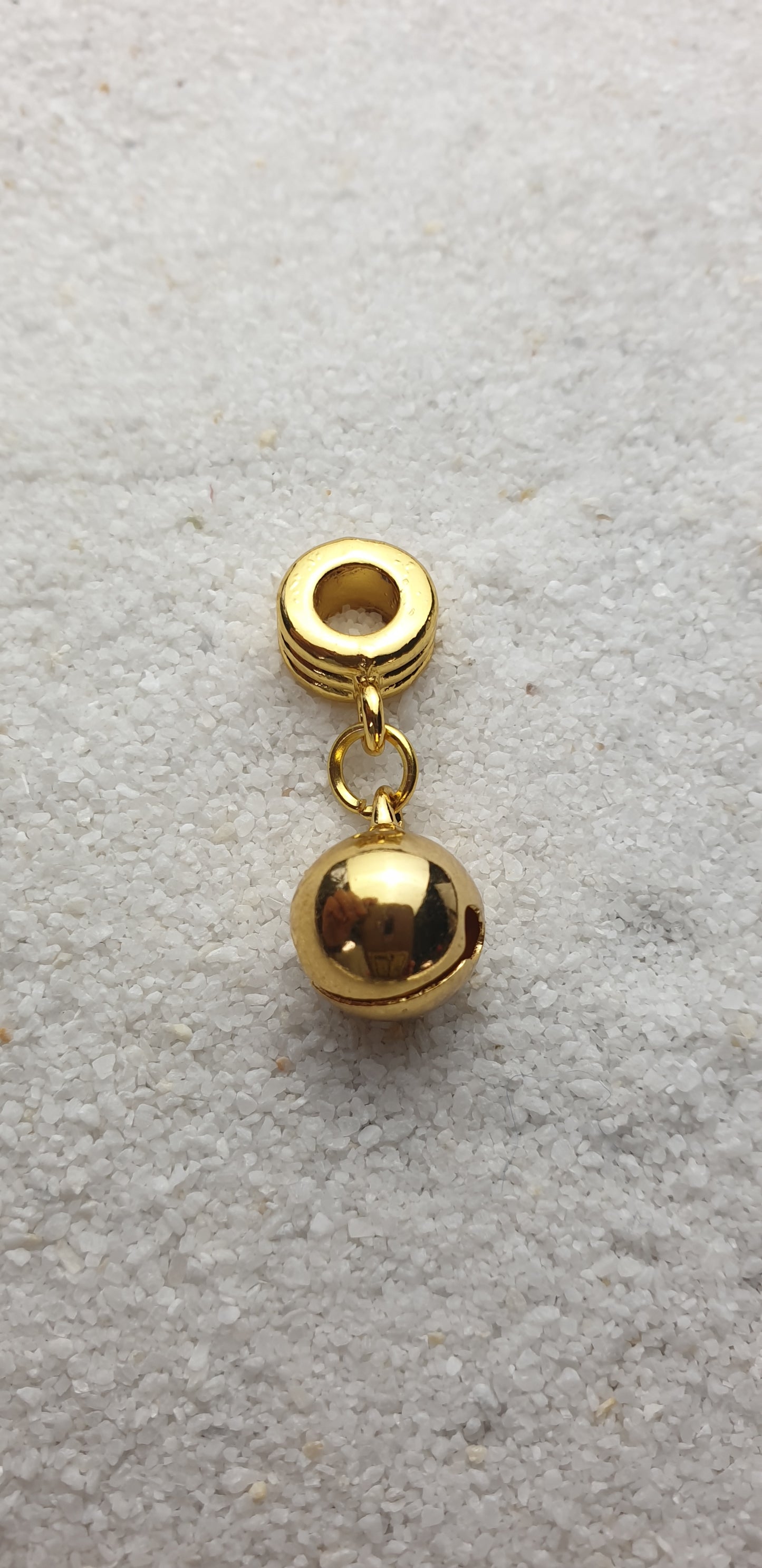 HELLS BELLS Metall Dreadschmuck / Dread Charm / Flecht Perle / Dreadring mit Glocke