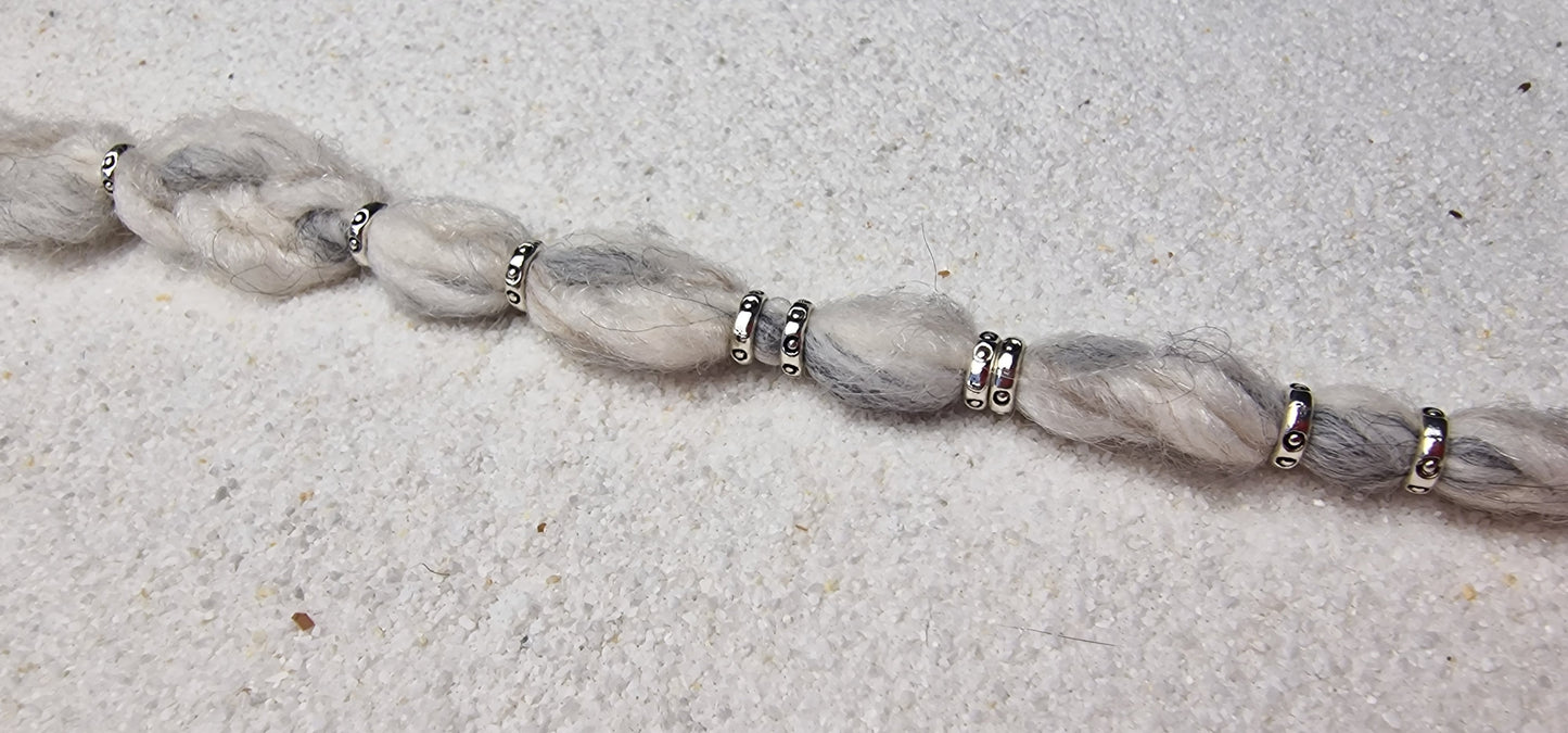 VIKING BASIC Dreadringe: Metall Dreadschmuck / Dread Ringe / Flecht Ringe Set mit 10 Stück