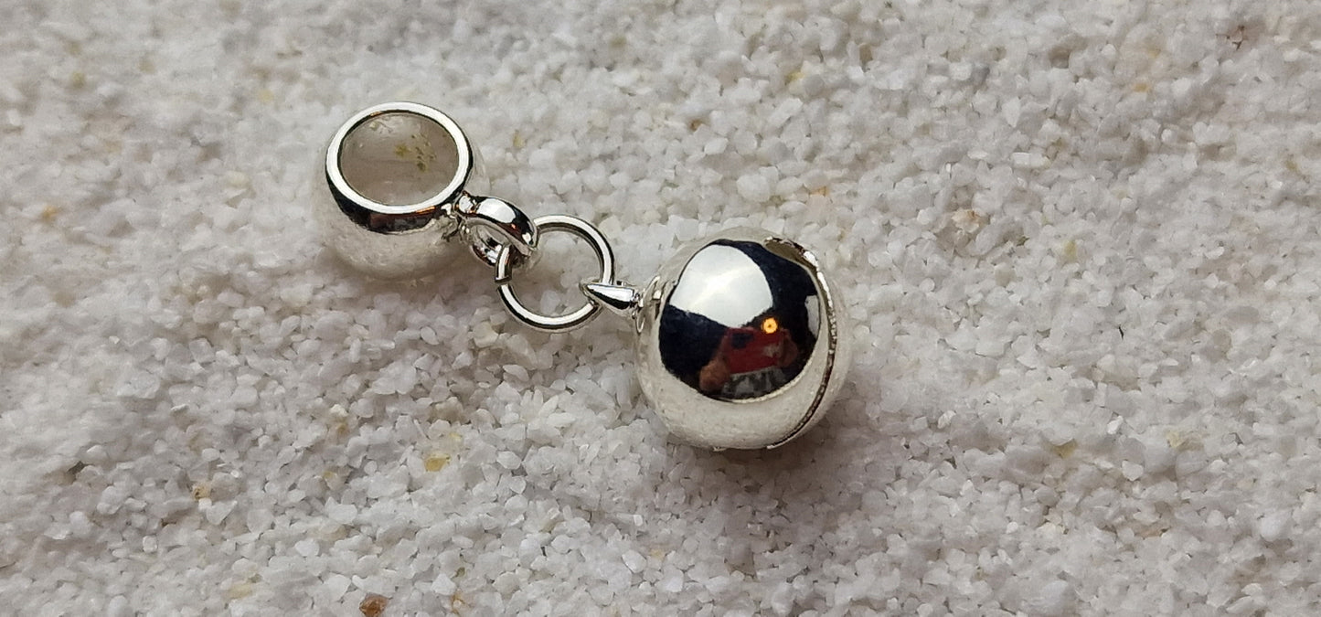 HELLS BELLS Metall Dreadschmuck / Dread Charm / Flecht Perle / Dreadring mit Glocke