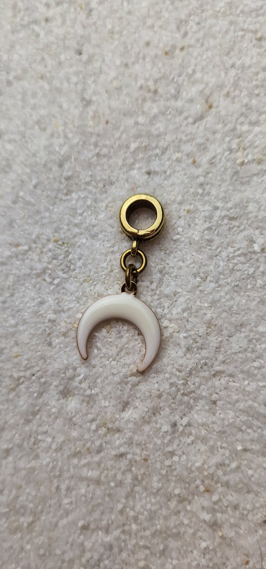 WHITE WITCH Metall Dreadschmuck / Dread Charm / Flecht Perle mit Emaille Beschichtung
