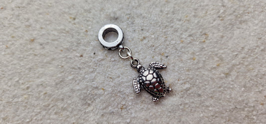 TURTLE Metall Dreadschmuck / Dread Charm / Flecht Perle und Anhänger mit Schildkröte