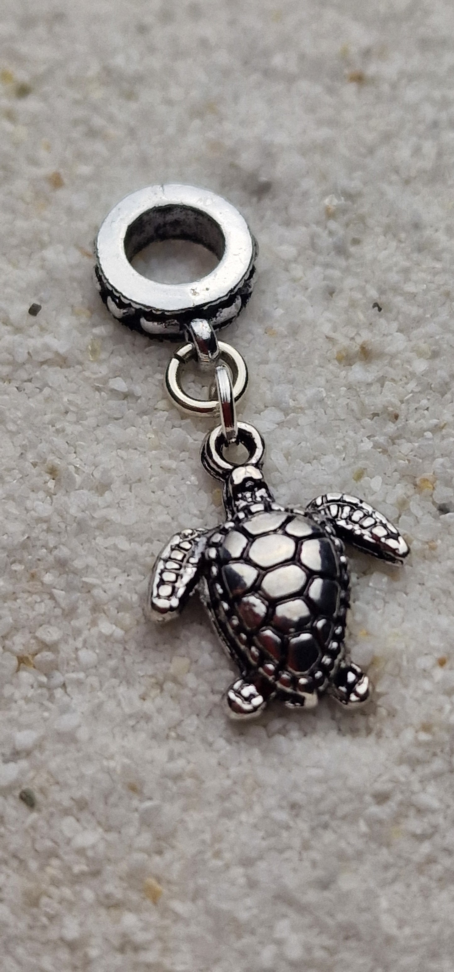 TURTLE Metall Dreadschmuck / Dread Charm / Flecht Perle und Anhänger mit Schildkröte