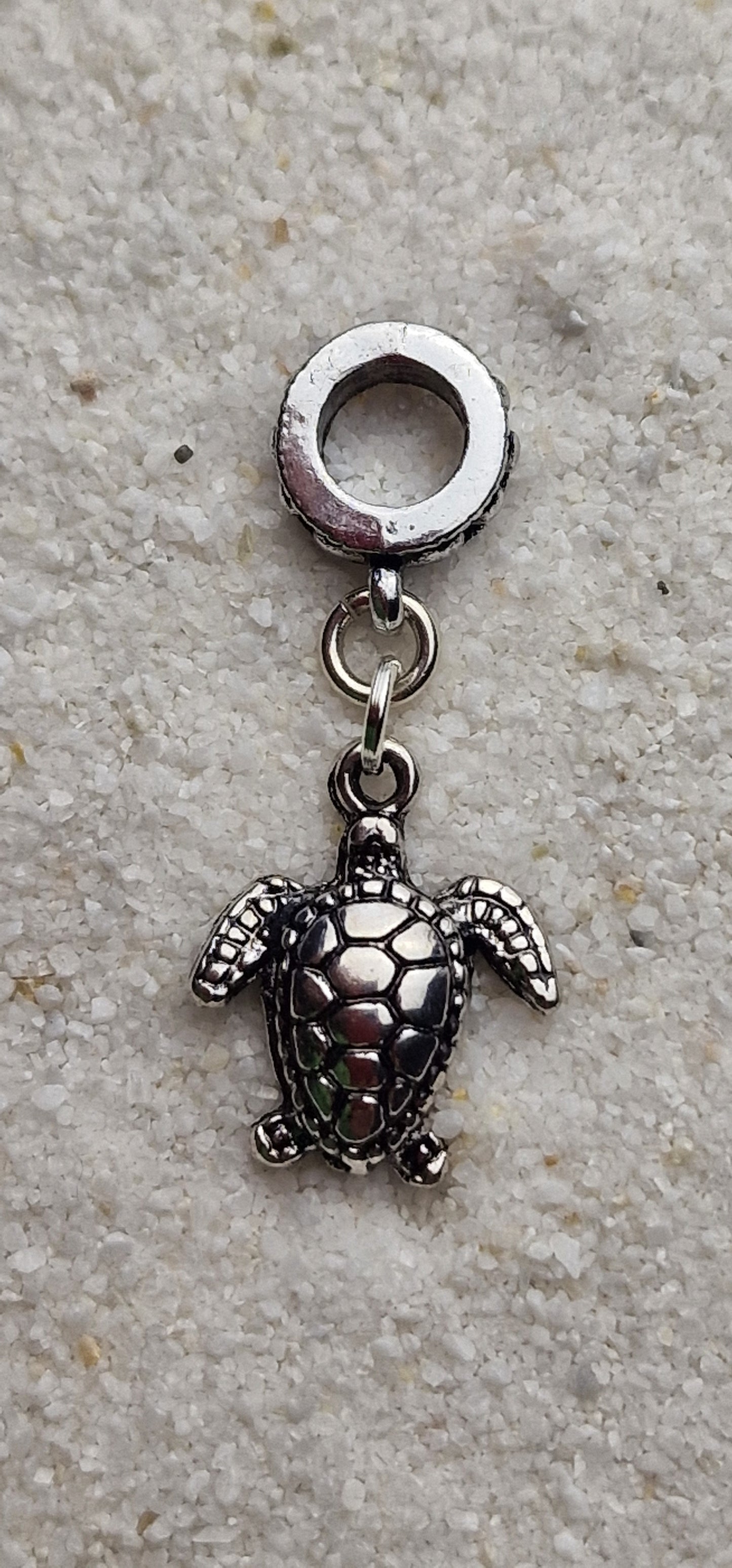 TURTLE Metall Dreadschmuck / Dread Charm / Flecht Perle und Anhänger mit Schildkröte