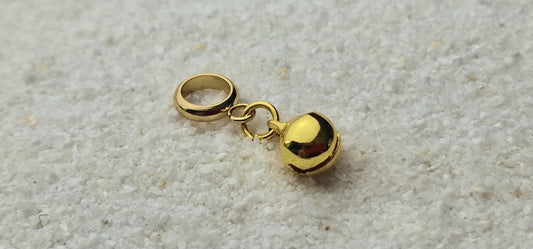HELLS BELLS MINIATUR Metall Dreadschmuck / Dread Charm / Flecht Perle / kleiner Dreadring und winziges Glöckchen, einzeln oder im Set