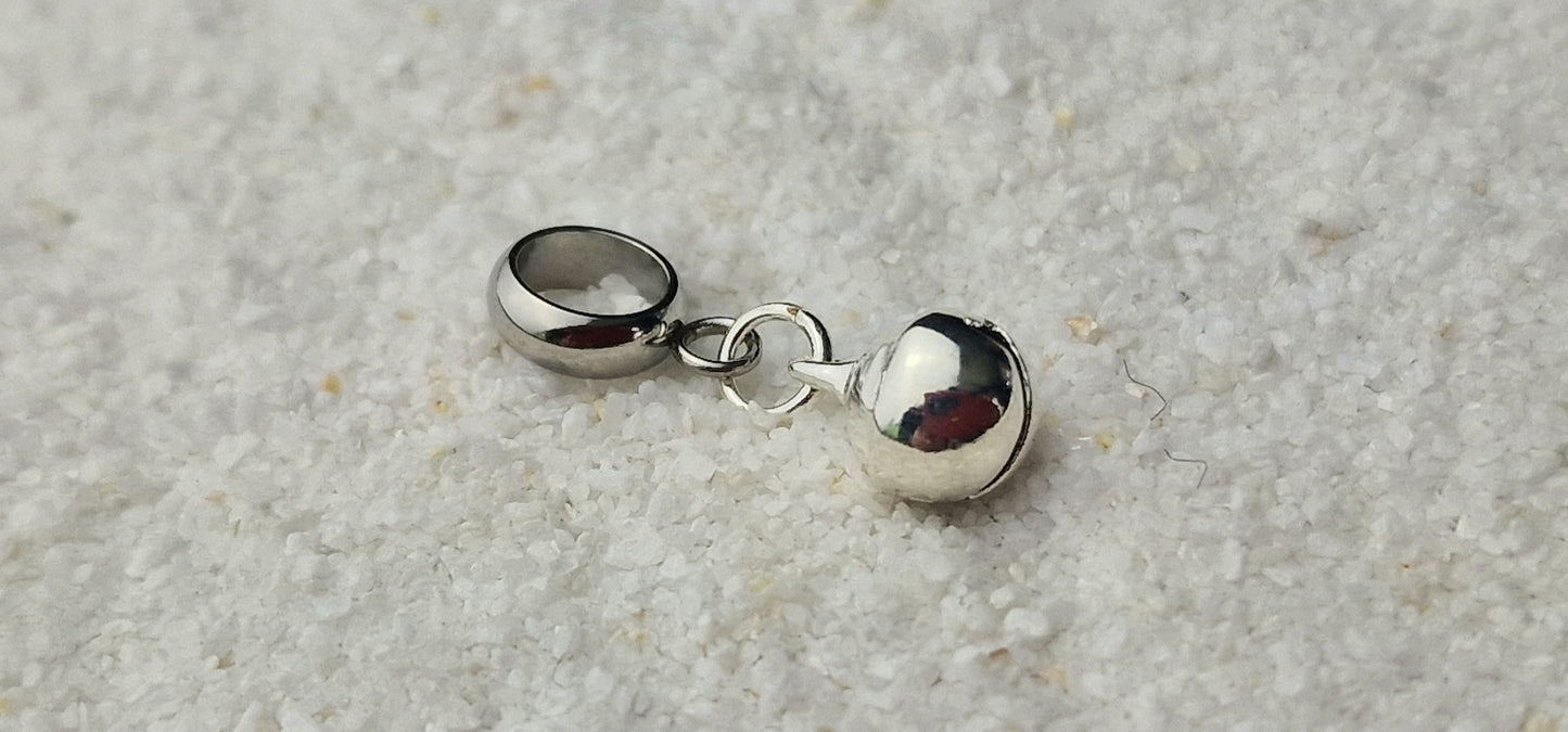 HELLS BELLS MINIATUR Metall Dreadschmuck / Dread Charm / Flecht Perle / kleiner Dreadring und winziges Glöckchen, einzeln oder im Set