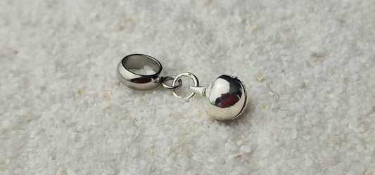 HELLS BELLS MINIATUR Metall Dreadschmuck / Dread Charm / Flecht Perle / kleiner Dreadring und winziges Glöckchen, einzeln oder im Set
